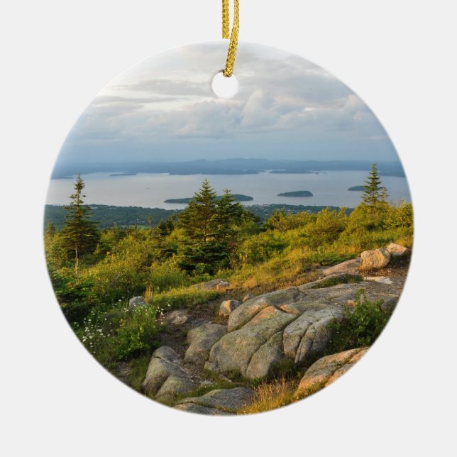De Cerâmica Ornamento do parque nacional do Acadia da montanha (Frente)