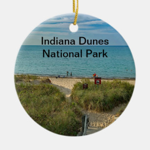 De Cerâmica Ornamento do Parque Nacional Indiana Dunes