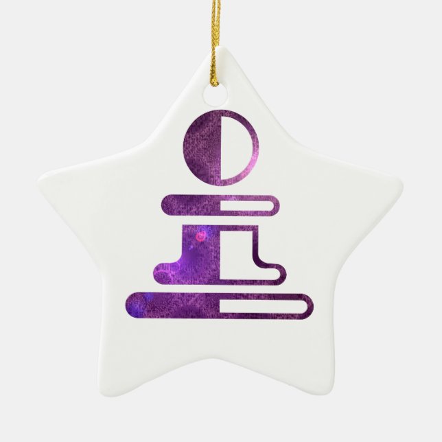 De Cerâmica Ornamento do penhor da xadrez (Frente)