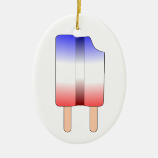 De Cerâmica Ornamento do Popsicle