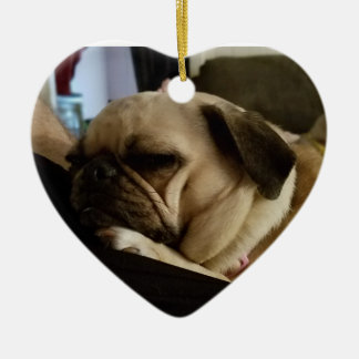 De Cerâmica Ornamento do Pug
