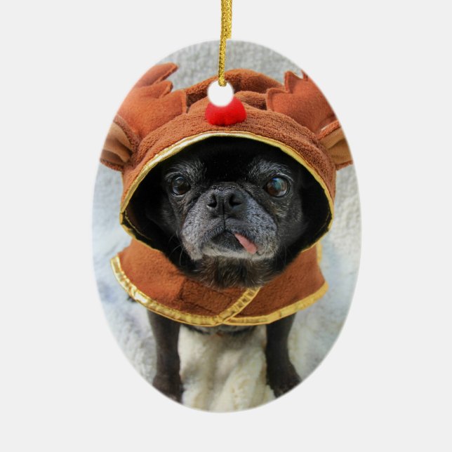 De Cerâmica ornamento do Rédea-pug (Frente)