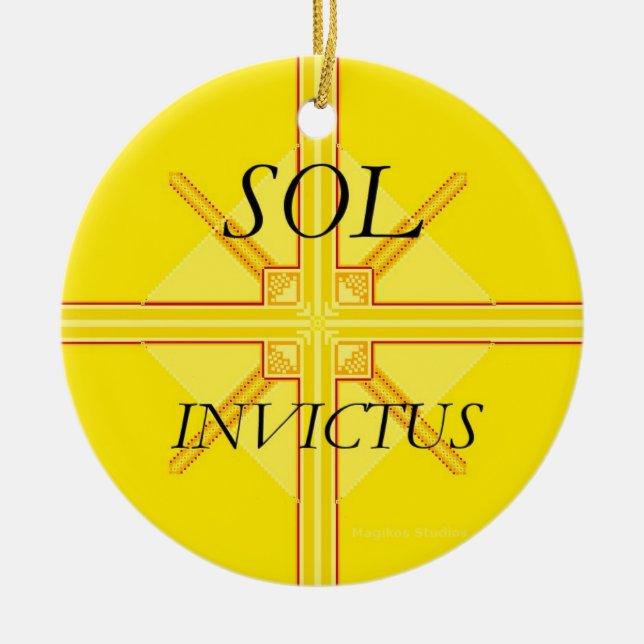 De Cerâmica Ornamento do solenóide Invictus (Frente)