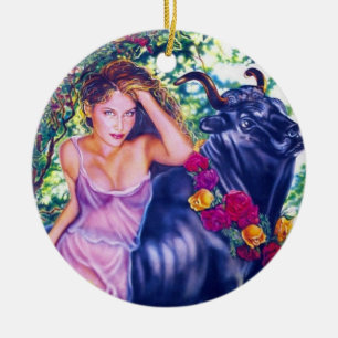 De Cerâmica Ornamento do Taurus