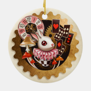 De Cerâmica Ornamento do tempo do coelho