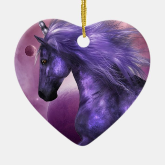 De Cerâmica Ornamento do unicórnio (Frente)