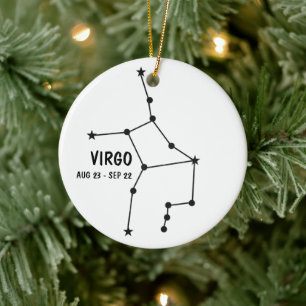 De Cerâmica Ornamento do Virgo