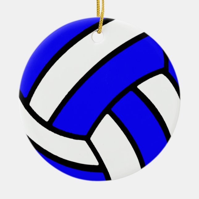 De Cerâmica Ornamento do voleibol (Frente)