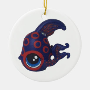 De Cerâmica Ornamento dos peixes