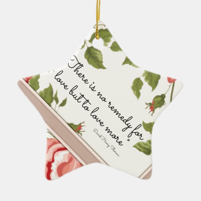 De Cerâmica Ornamento em estrela (Frente)