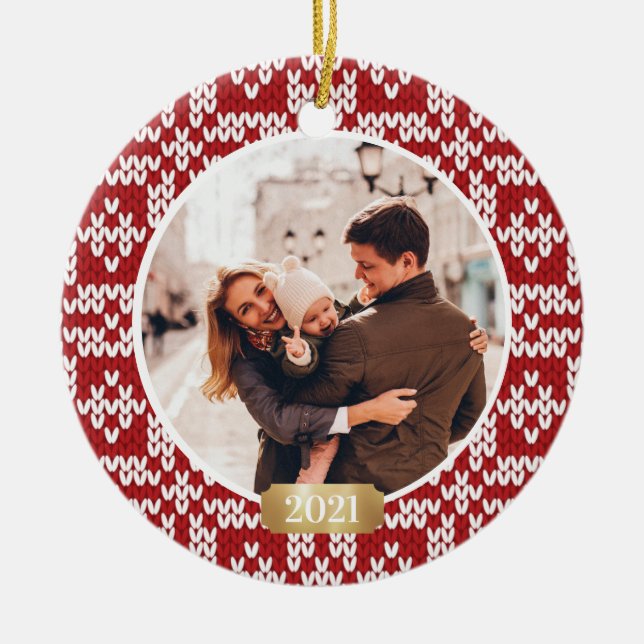 De Cerâmica Ornamento em malha (Frente)