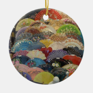 De Cerâmica Ornamento espanhol - fãs do Flamenco