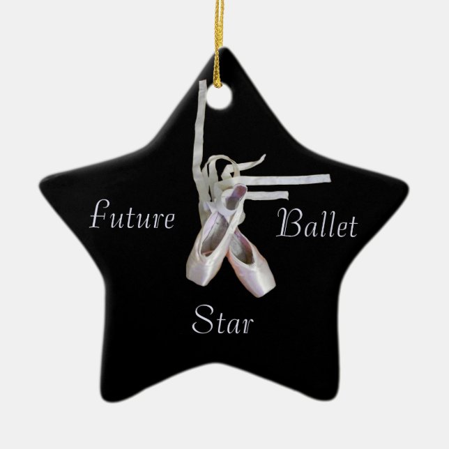 De Cerâmica Ornamento 'Estrela do Balé Futuro' (Frente)