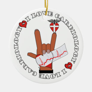 De Cerâmica ORNAMENTO eu amo o MÉDICO da ENFERMEIRA da
