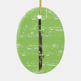 De Cerâmica Ornamento - fagote - escolha sua cor