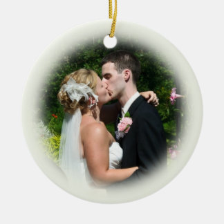 De Cerâmica Ornamento feito sob encomenda da foto do casamento