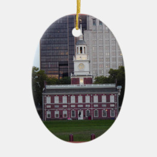 De Cerâmica Ornamento Filadélfia do Independence Hall