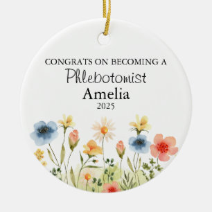 De Cerâmica Ornamento Flebotomista Personalizado, Graduação