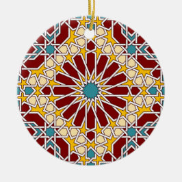 De Cerâmica Ornamento geométrico do padrão islâmico