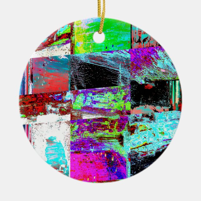 De Cerâmica Ornamento – Grade Abstrata (Frente)
