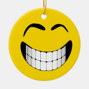 DE CERÂMICA ORNAMENTO GRANDE DA CARA SORRIR FORÇADAMENTE