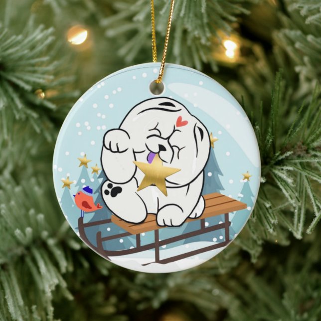 De Cerâmica Ornamento HELLO KOKORO Chow (Criador carregado)