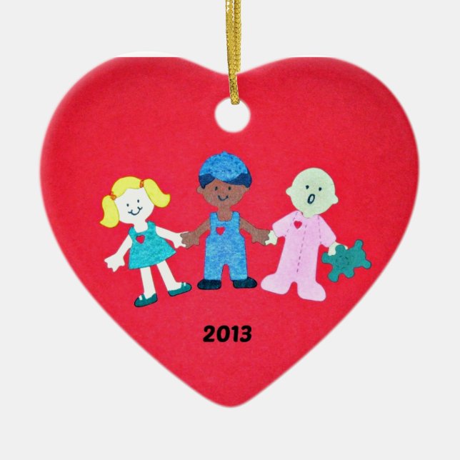 De Cerâmica Ornamento Hospitalar Infantil (Frente)