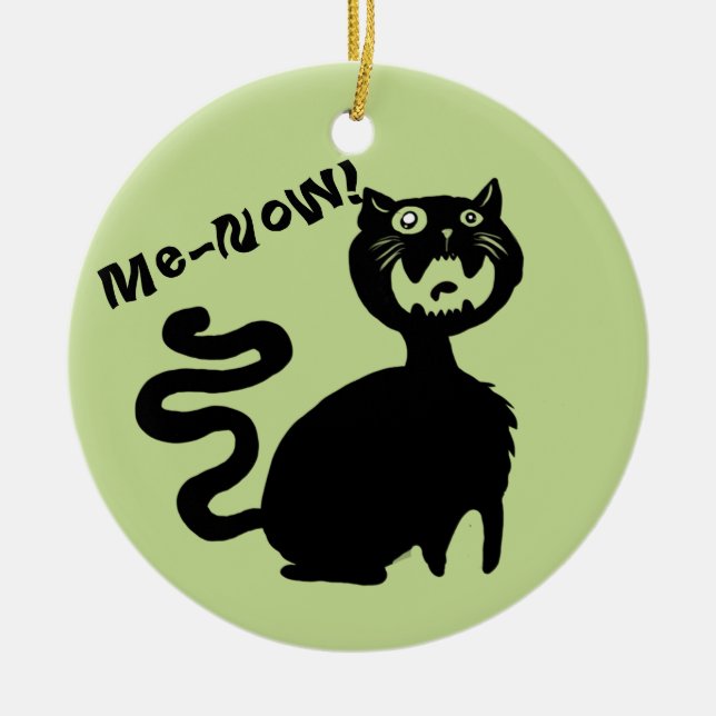 De Cerâmica ornamento Hungry Cats~ (Frente)