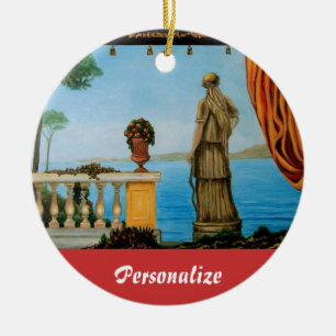 De Cerâmica Ornamento italiano da estátua
