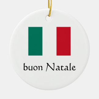 De Cerâmica Ornamento italiano Feliz Natal