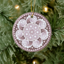 Ornamento June Birthstone Pearl Mandala