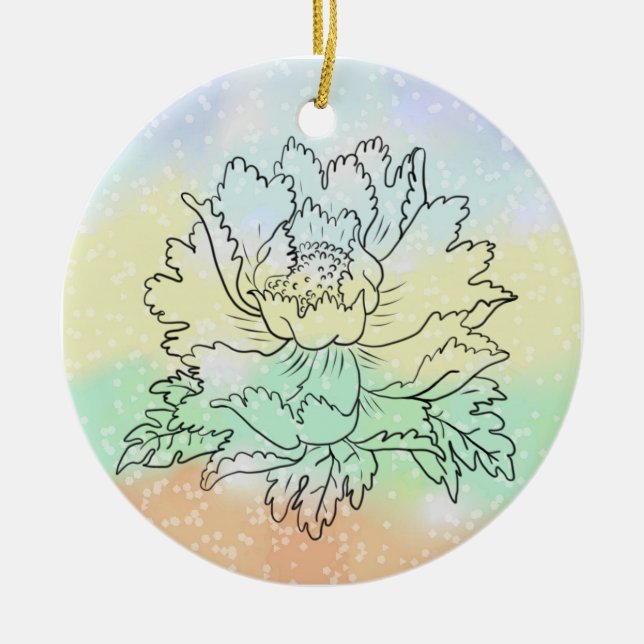 De Cerâmica Ornamento Keramik Blumenanhänger (Frente)