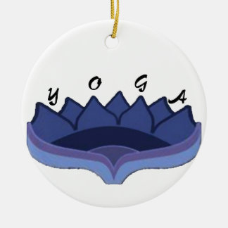 De Cerâmica Ornamento Lotus Yoga