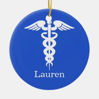De Cerâmica Ornamento Médico Personalizado