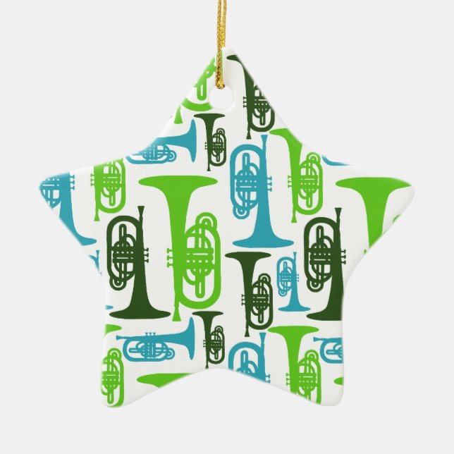 De Cerâmica Ornamento Mellofone (Frente)