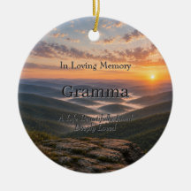 Ornamento Memorial Vista Appalachiana | Aquarela