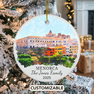 De Cerâmica Ornamento Menorca Personalizado, Espanha