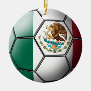 De Cerâmica Ornamento mexicano do futebol