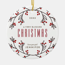 De Cerâmica Ornamento moderno do feriado da amizade