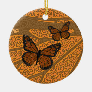 De Cerâmica Ornamento monarca rabugento