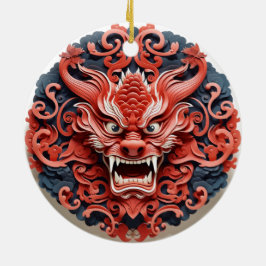 De Cerâmica Ornamento Oni Cerâmico Japonês