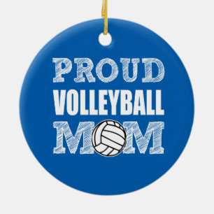De Cerâmica Ornamento orgulhoso da mamã do voleibol