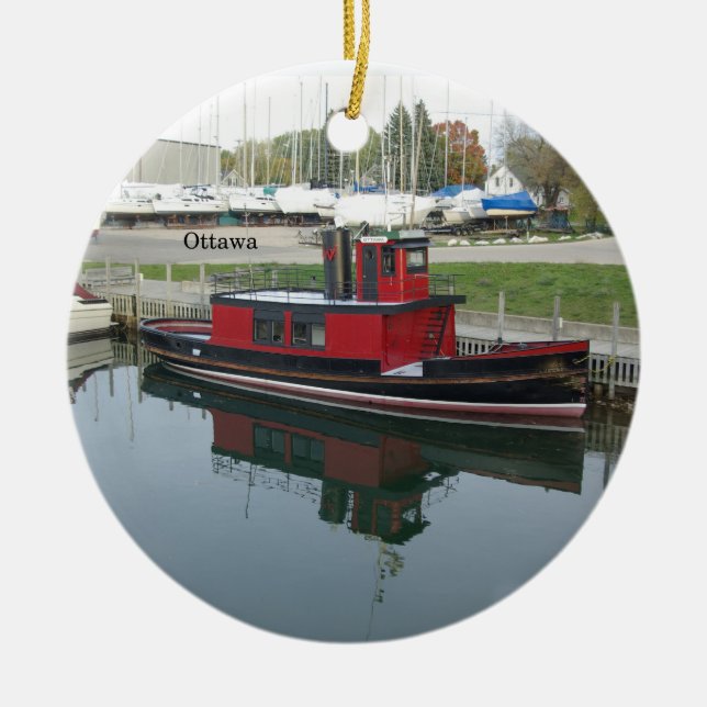 De Cerâmica ornamento Ottawa (Frente)