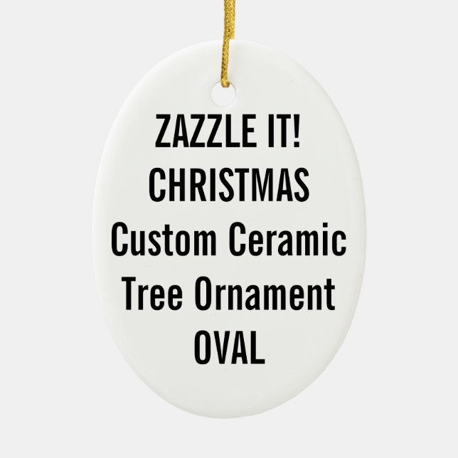 De Cerâmica Ornamento OVAL cerâmico feito sob encomenda da (Frente)