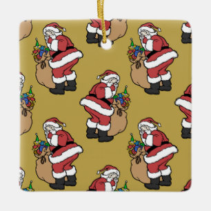 De Cerâmica Ornamento Papai Noel