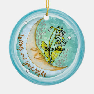 De Cerâmica Ornamento para bebês Lullaby Moon