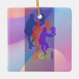 DE CERÂMICA ORNAMENTO PARA PADEL – ESTILO VIBRANTE PARA ELE BR