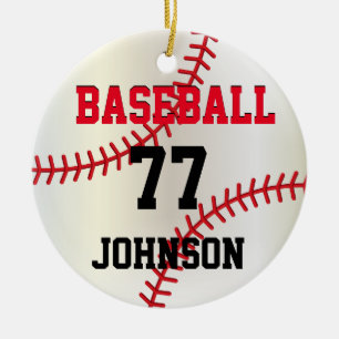 De Cerâmica Ornamento Personalizado Baseball