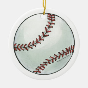 De Cerâmica Ornamento personalizado do basebol