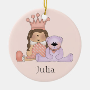 De Cerâmica Ornamento personalizado do bebé